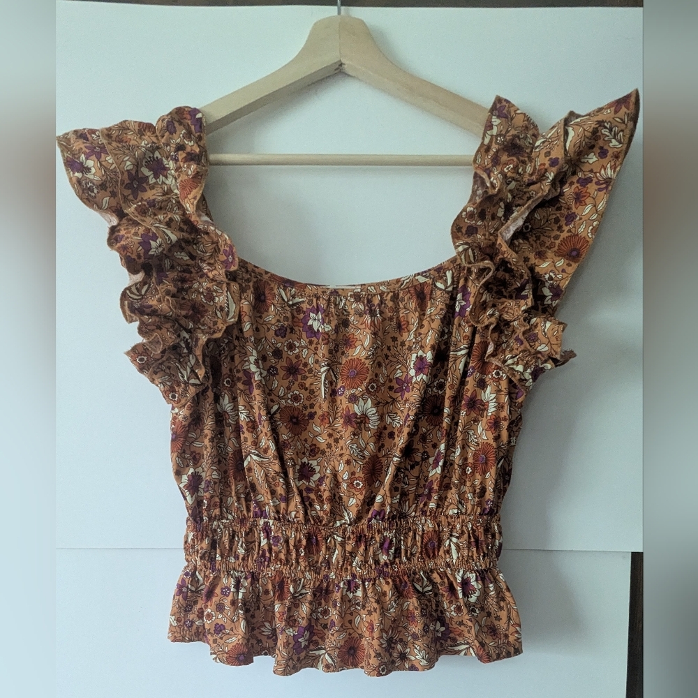 Luna Moon Large Smocked Top Summer Festival Concerts